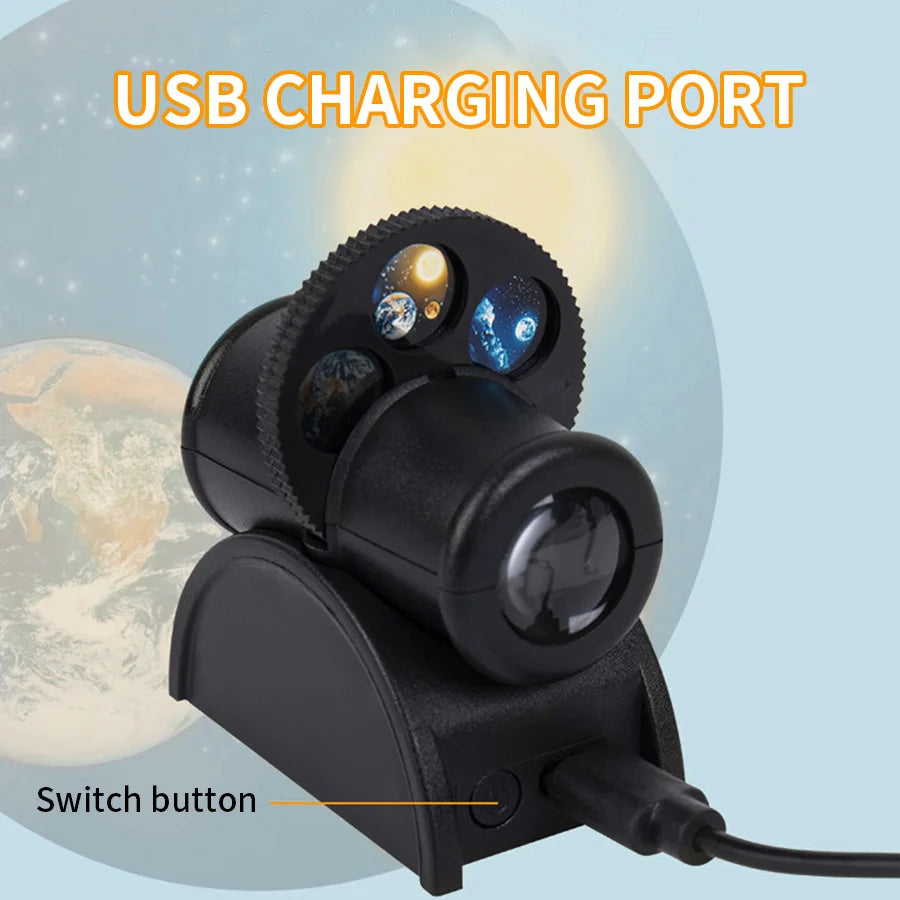 USB Moon Projection Lamp Planet Projector ali-express