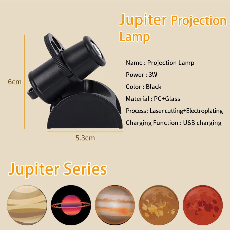 USB Moon Projection Lamp Planet Projector ali-express