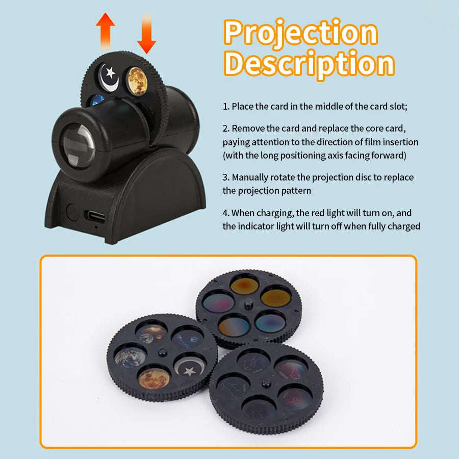 USB Moon Projection Lamp Planet Projector ali-express